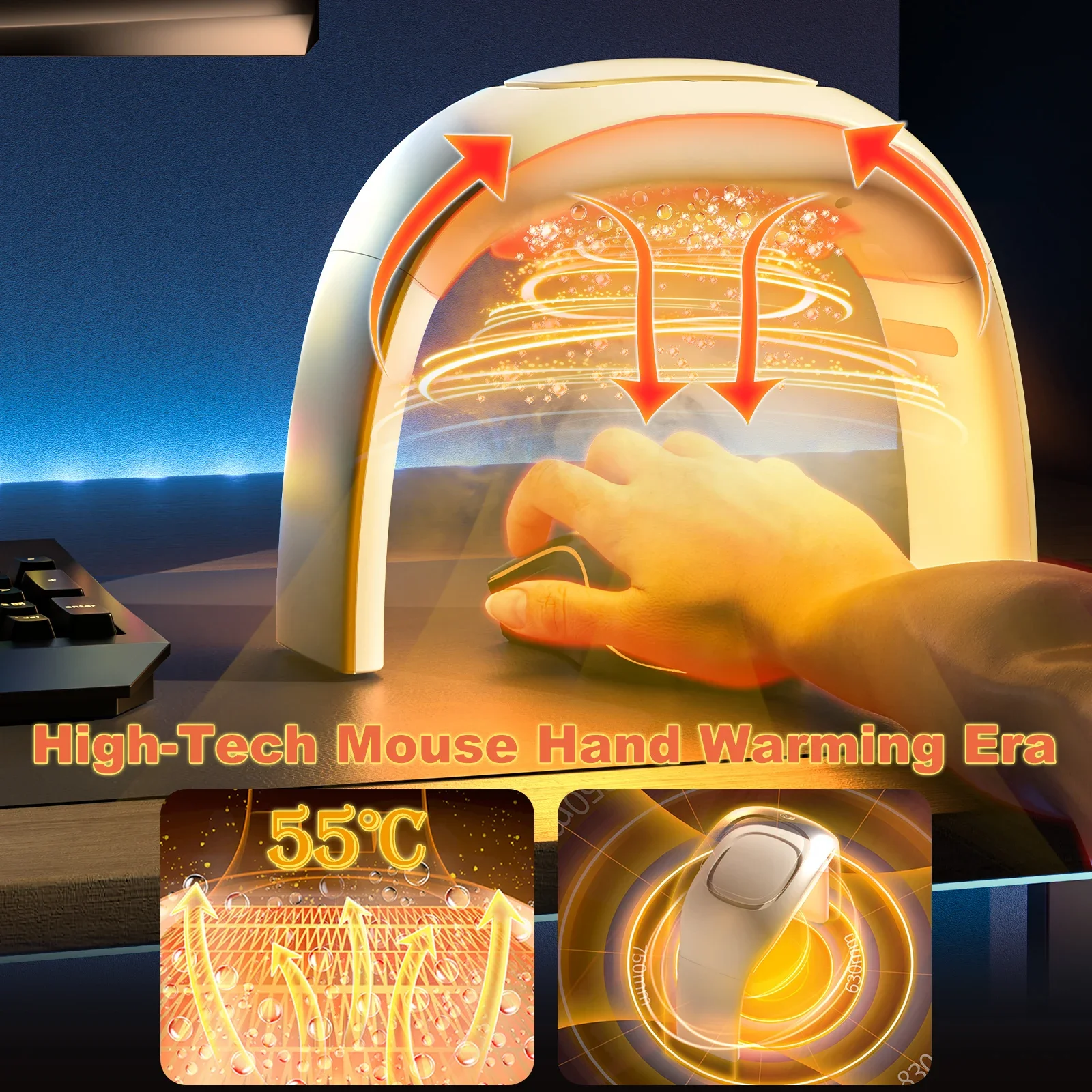 Eary Portable Winter Mouse Han - Office And Tech review and price