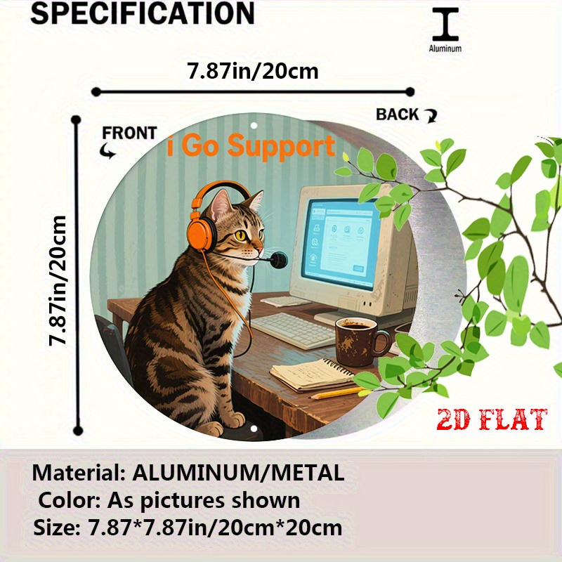 CIFBUY 2D Flat Funny Tech Supp - Office And Tech review and price