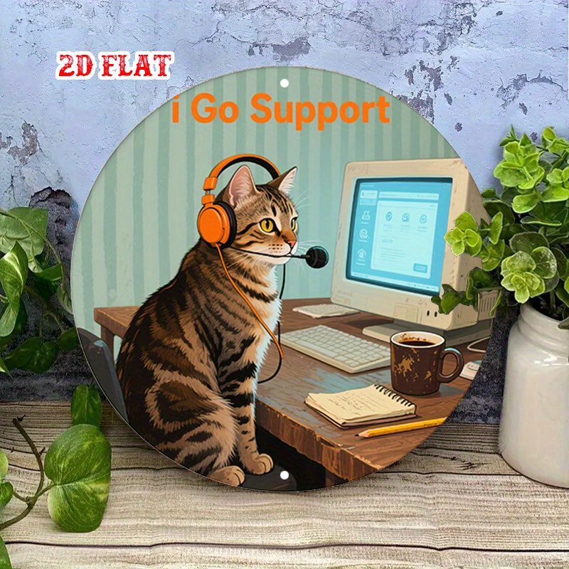 CIFBUY 2D Flat Funny Tech Supp - Office And Tech review and price