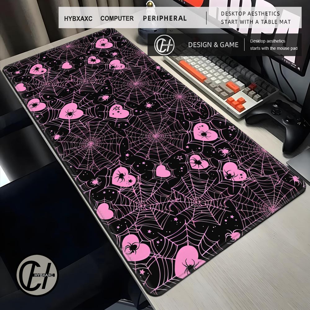 90x40 White or Pink Spiderweb  - Office And Tech review and price