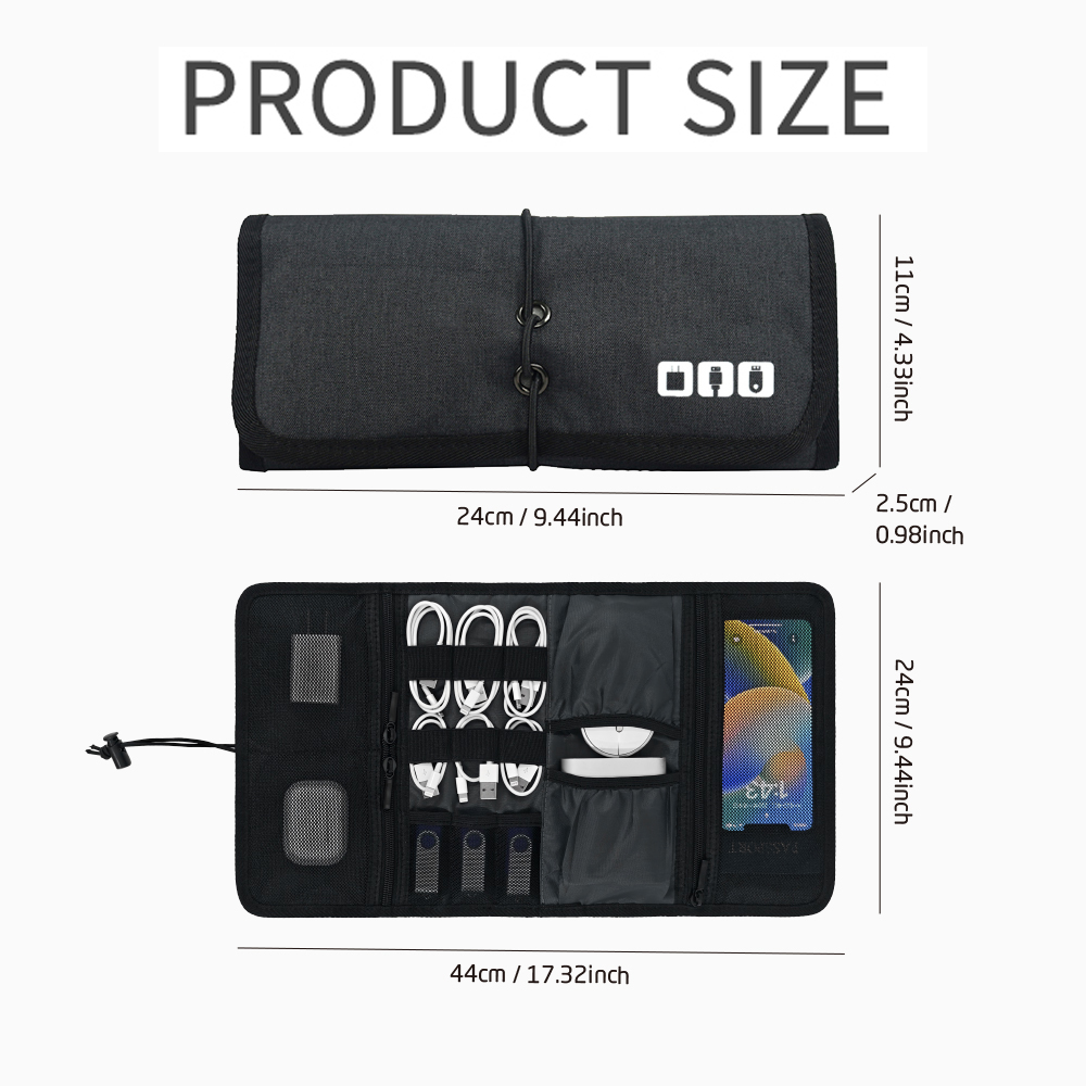 Tech Organizer Bag Cable Stora - Office And Tech review and price