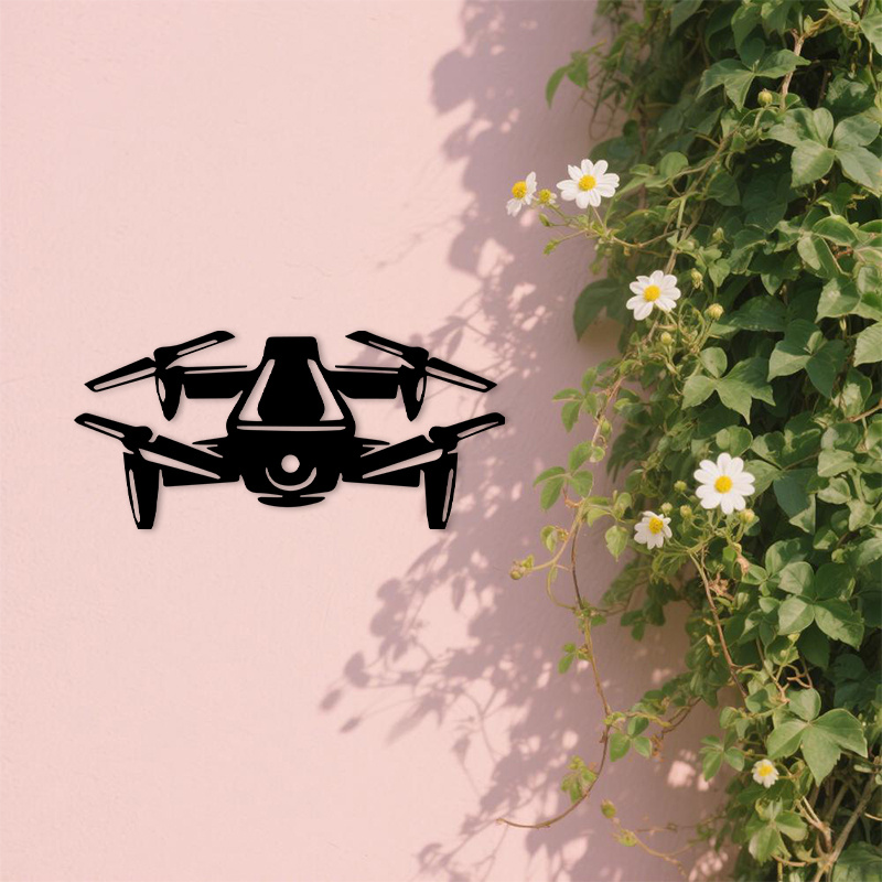 2D Flat Drone Silhouette Metal - Office And Tech review and price