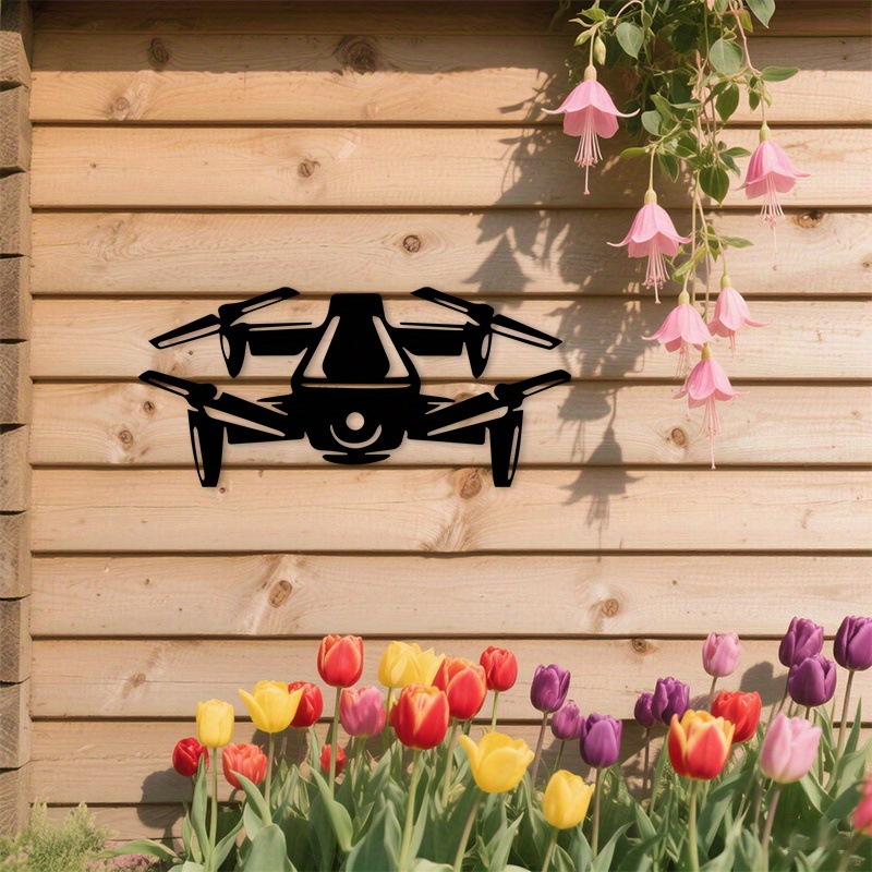 2D Flat Drone Silhouette Metal - Office And Tech review and price